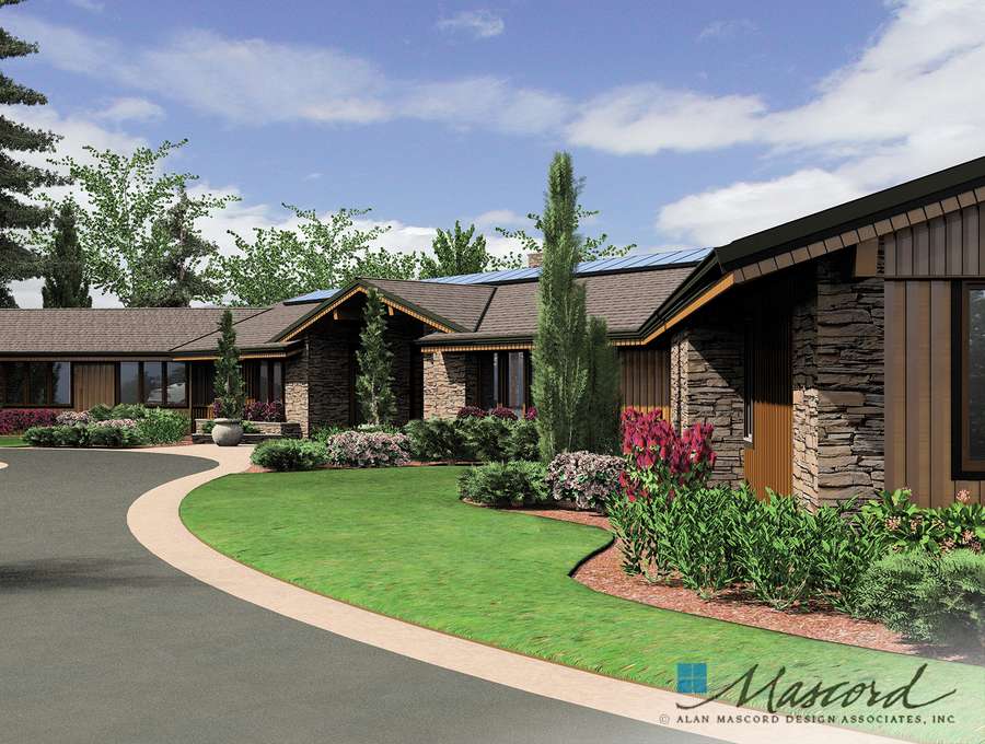 Siletz custom home exterior