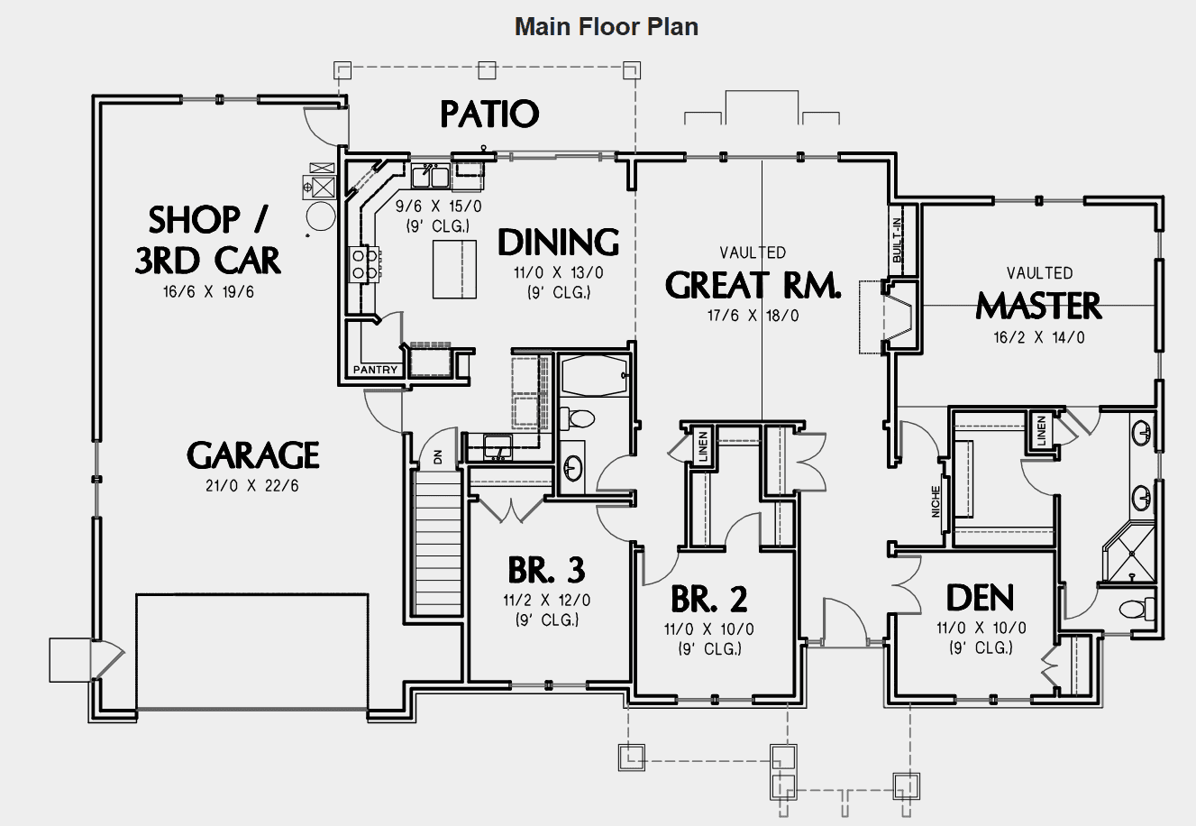 Willamette floor plan
