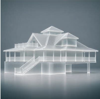 Evolved Coastal — Arcigami arcitype architectural rendering