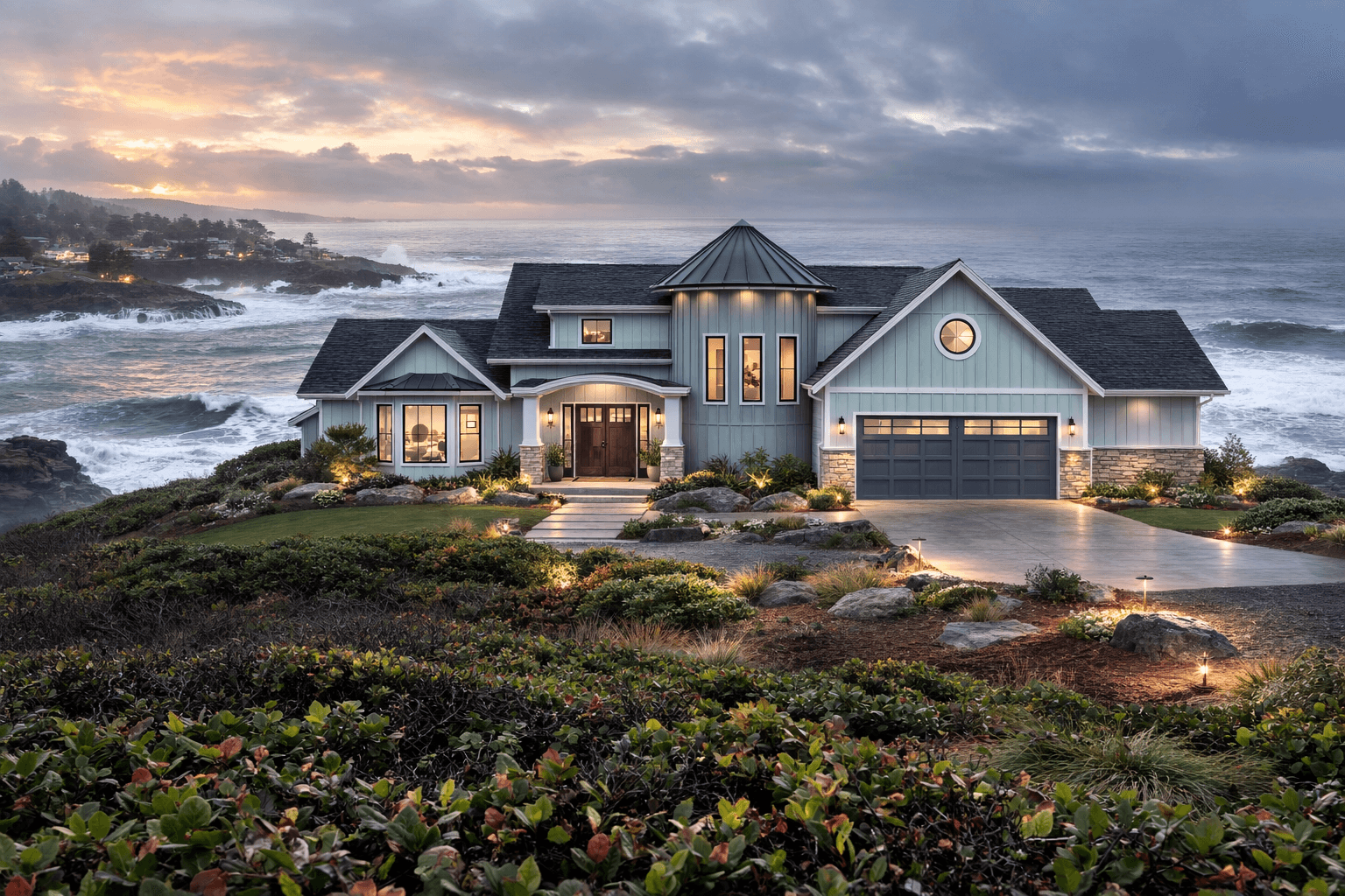 Designing a Custom Coastal Home Above the Waves of Depoe Bay